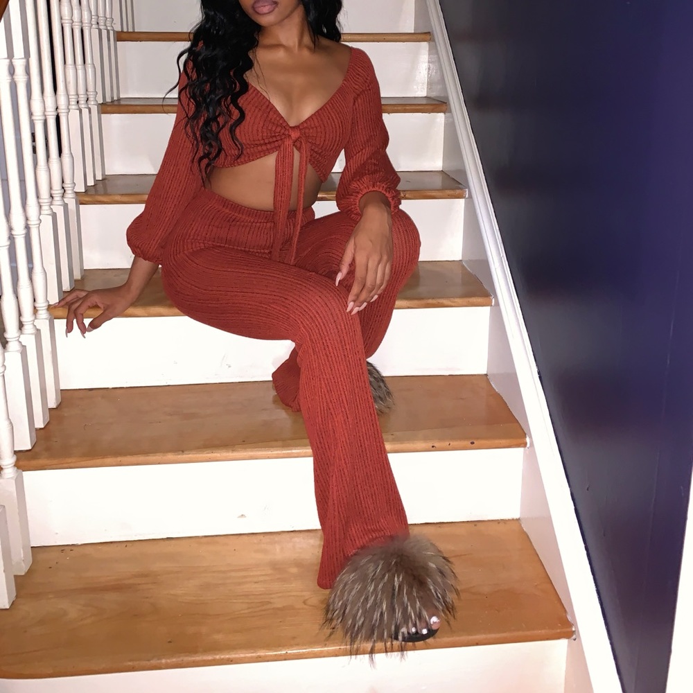 Rust Colored Two Piece Set - image 2